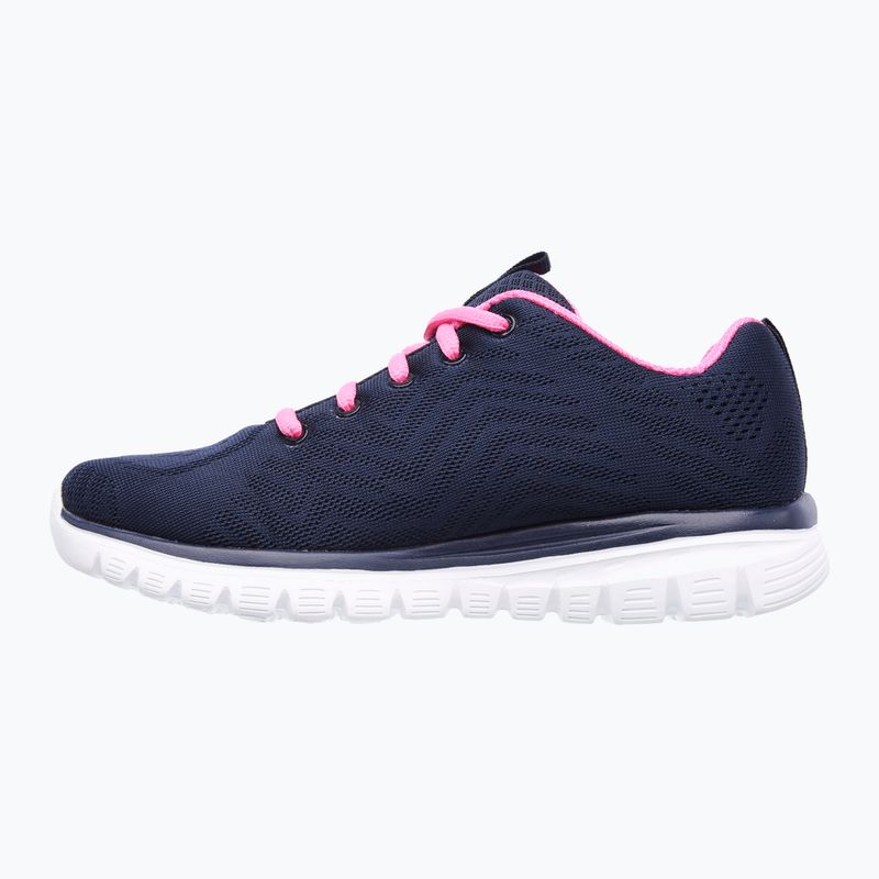 SKECHERS Graceful Get Connected - scarpe da donna, blu/rosa 8