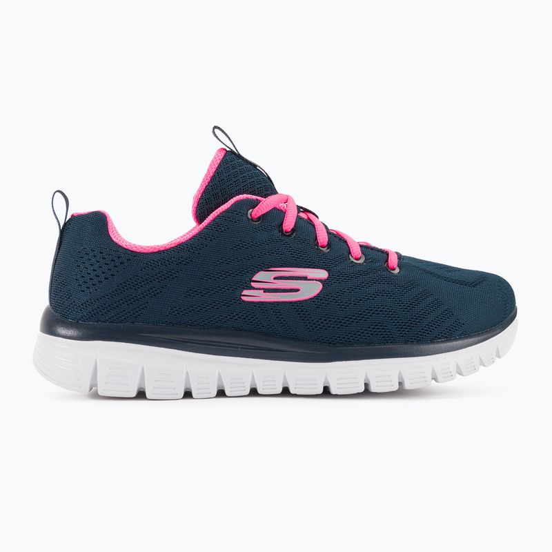 SKECHERS Graceful Get Connected - scarpe da donna, blu/rosa 2