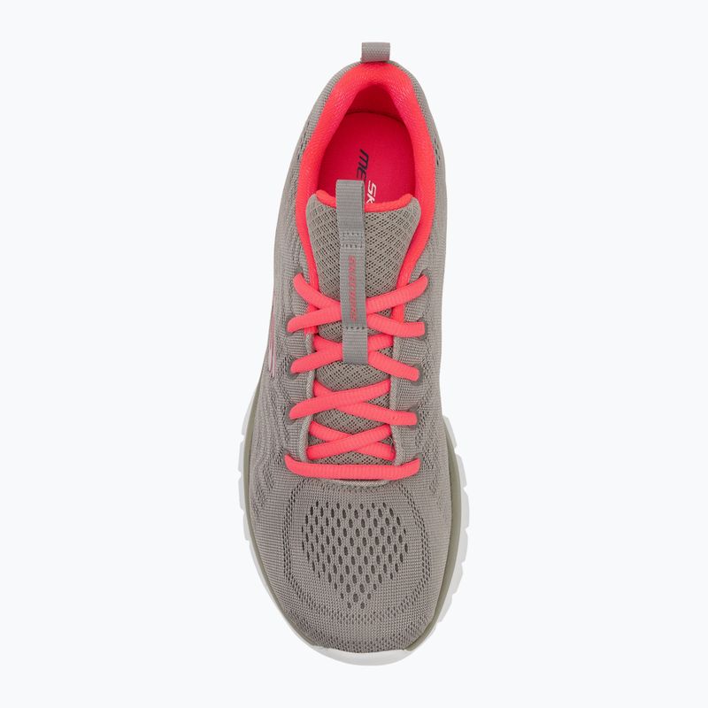 SKECHERS Graceful Get Connected scarpe da donna grigio/corallo 5