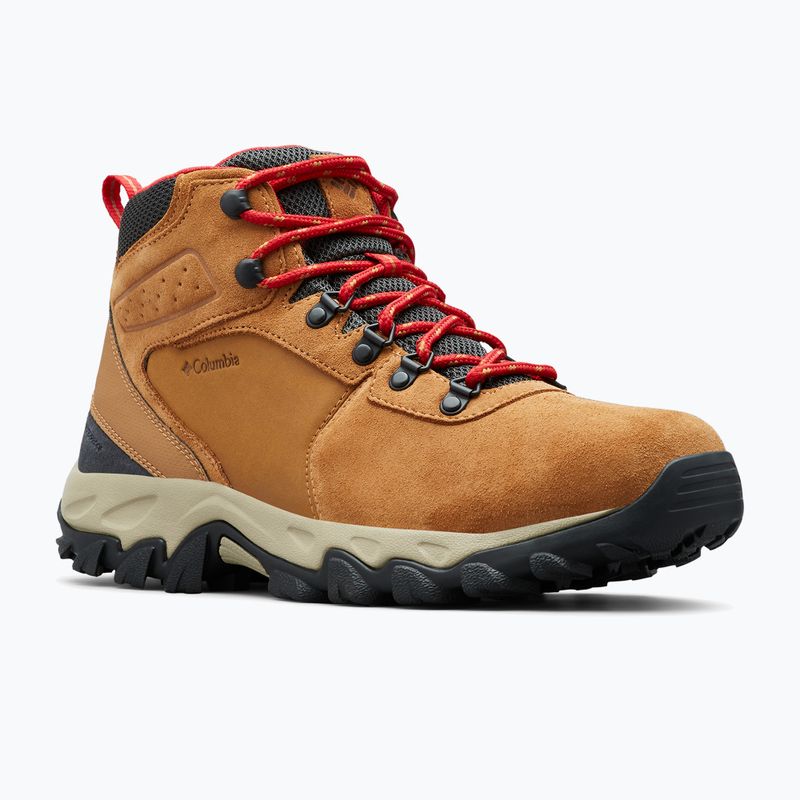 Columbia Newton Ridge Plus II Suede WP elk/mountain red stivali da trekking da uomo 10