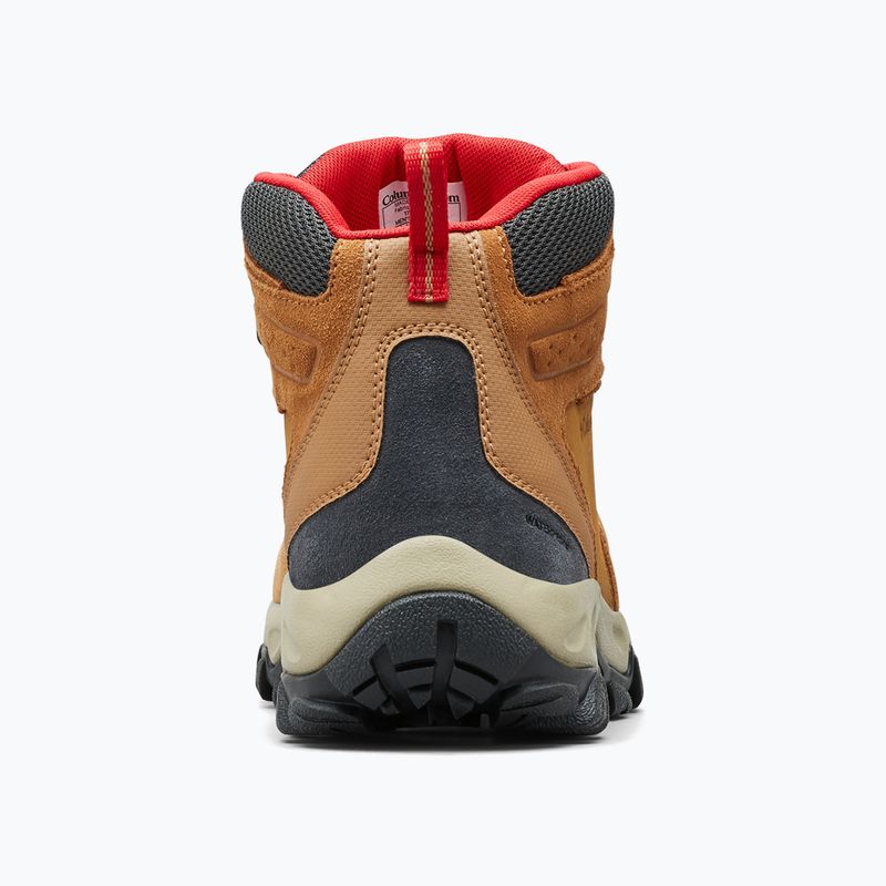 Columbia Newton Ridge Plus II Suede WP elk/mountain red stivali da trekking da uomo 13