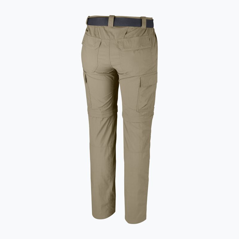 Pantaloni da trekking Columbia Silver Ridge II Convertible tusk da uomo 7