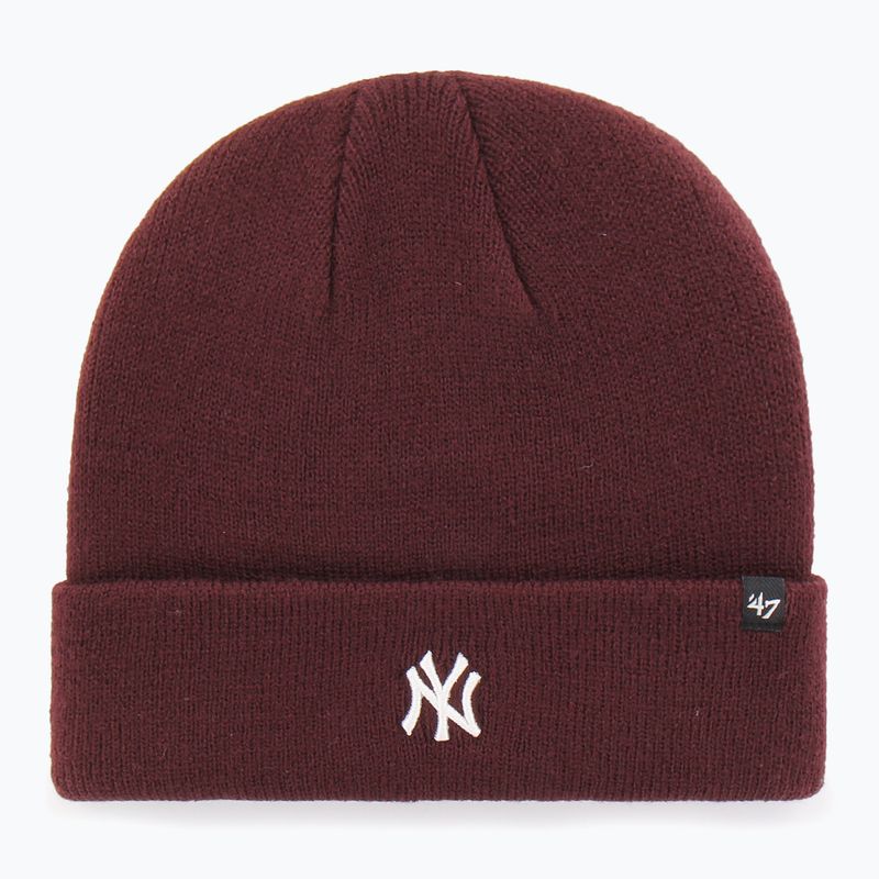 47 Marca MLB New York Yankees Centerfield berretto invernale marrone scuro