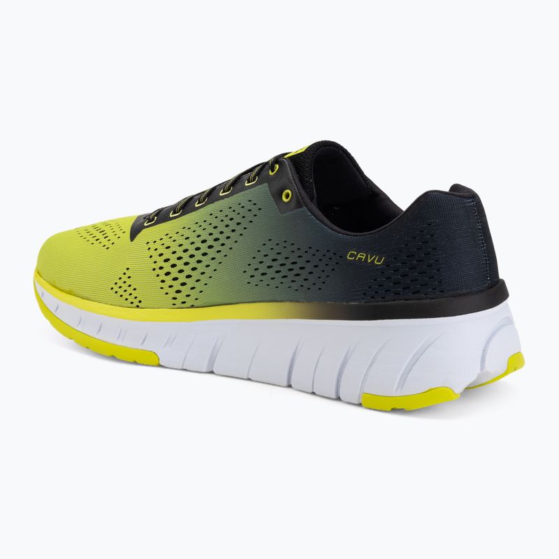 Scarpe da corsa da uomo HOKA Cavu sulphur spring/anthracite 3