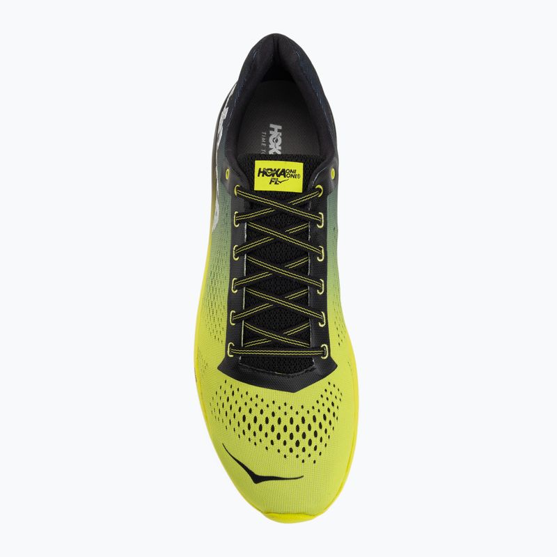 Scarpe da corsa da uomo HOKA Cavu sulphur spring/anthracite 5