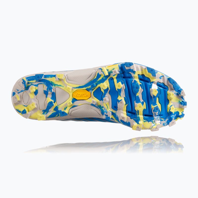 Scarpe da corsa da uomo HOKA Evo Jawz cyan/citrus 11