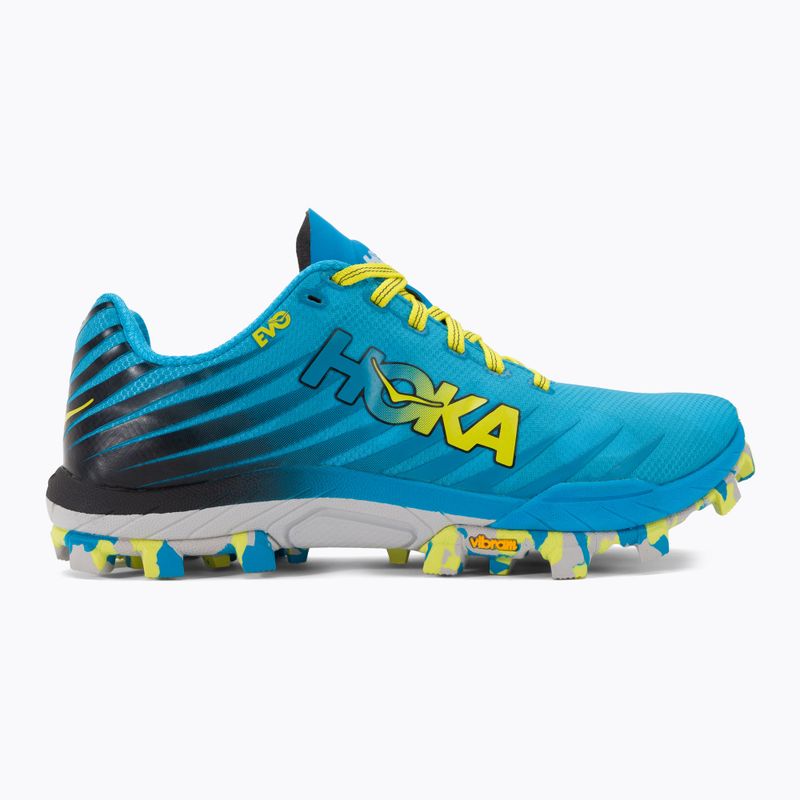 Scarpe da corsa da donna HOKA Evo Jawz cyan/citrus 2