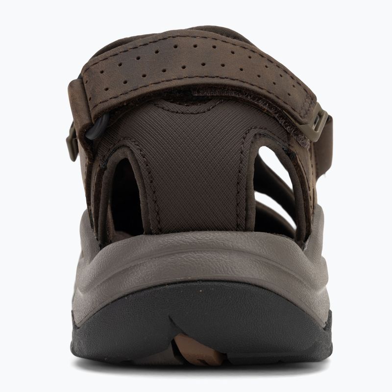 Teva Omnium 2 Pelle sandali da uomo caffè turco 6