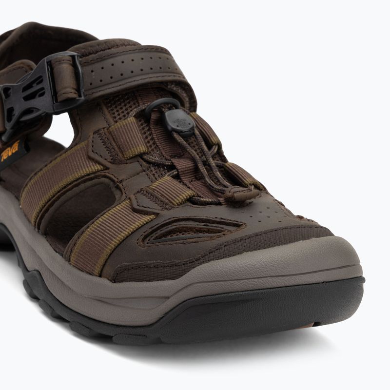Teva Omnium 2 Pelle sandali da uomo caffè turco 7