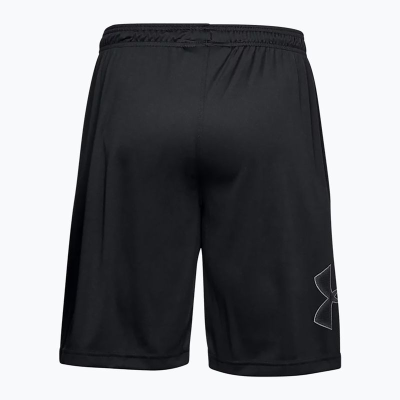 Pantaloncini da allenamento Under Armour Tech Graphic uomo nero/grafite 4