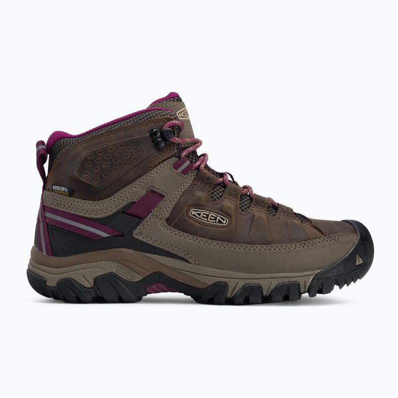 Stivali da trekking da donna KEEN Targhee III Mid WP weiss/boysenberry 2