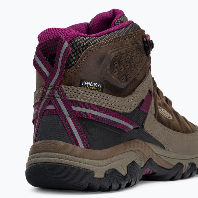 Stivali da trekking da donna KEEN Targhee III Mid WP weiss/boysenberry 8