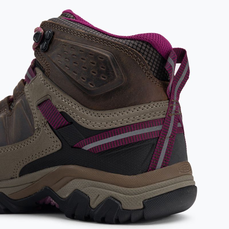 Stivali da trekking da donna KEEN Targhee III Mid WP weiss/boysenberry 10