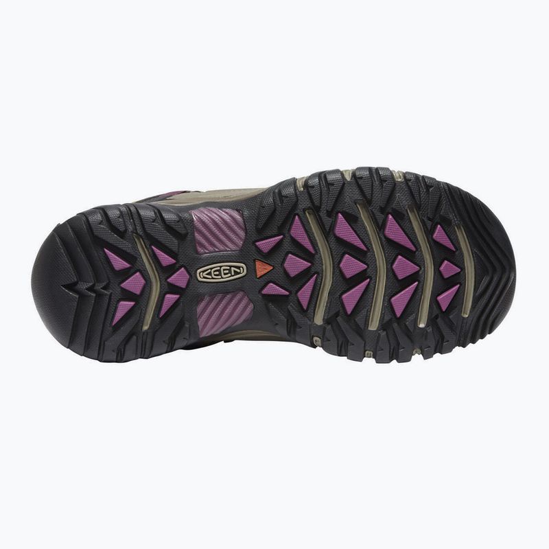 Stivali da trekking da donna KEEN Targhee III Mid WP weiss/boysenberry 15