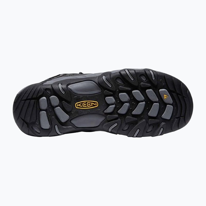 Scarpe da trekking da uomo KEEN Koven Mid WP nero/grigio acciaio 14