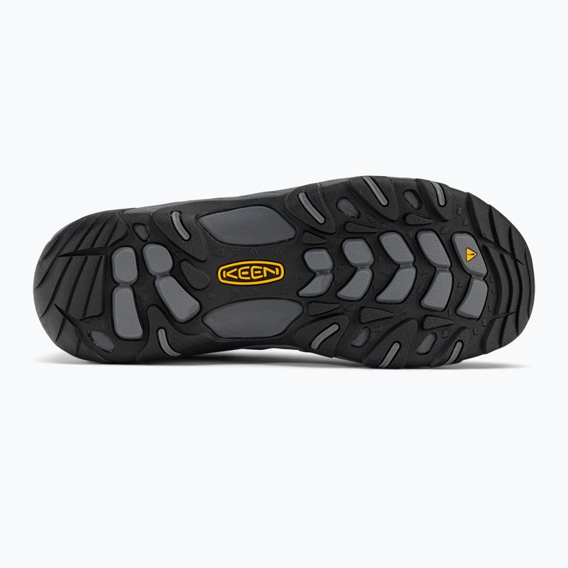 Scarpe da trekking da uomo KEEN Koven Mid WP nero/grigio acciaio 5