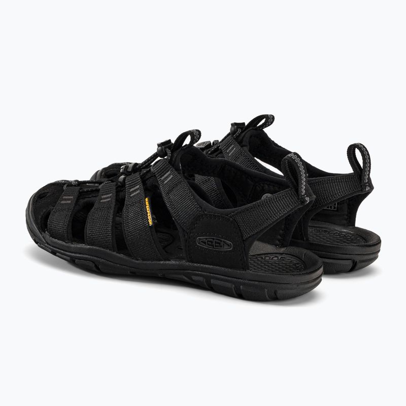 Sandali da trekking da donna KEEN Clearwater CNX nero/nero 3