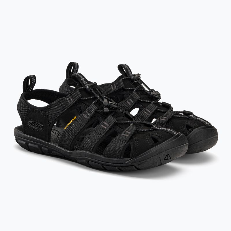 Sandali da trekking da donna KEEN Clearwater CNX nero/nero 4