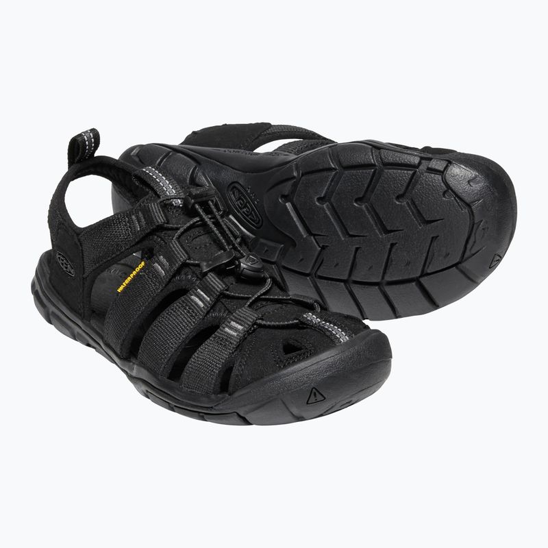 Sandali da trekking da donna KEEN Clearwater CNX nero/nero 12