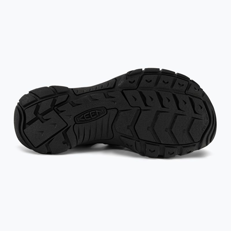 KEEN Newport H2 triplo nero sandali da uomo 5