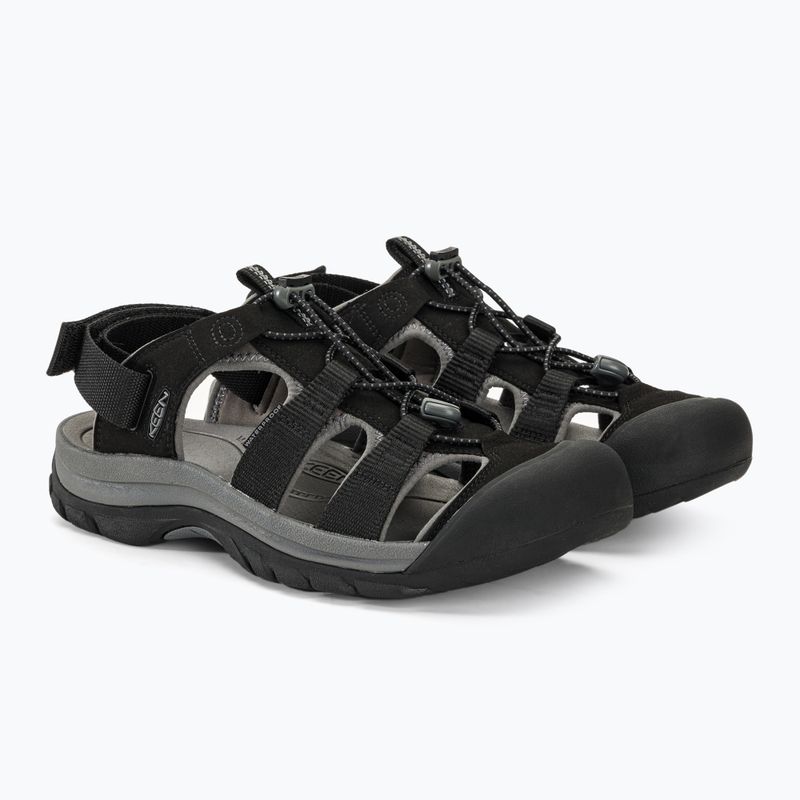 KEEN Rapids H2 sandali da trekking da uomo nero/grigio acciaio 4