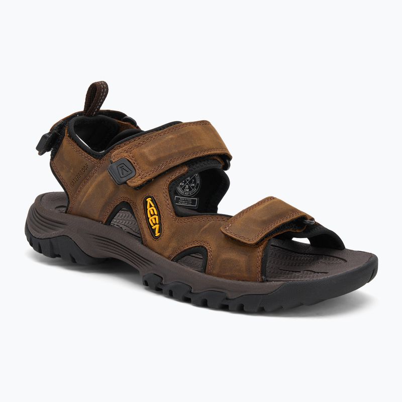 KEEN Targhee III Punta Aperta sandali da uomo bison/mulch