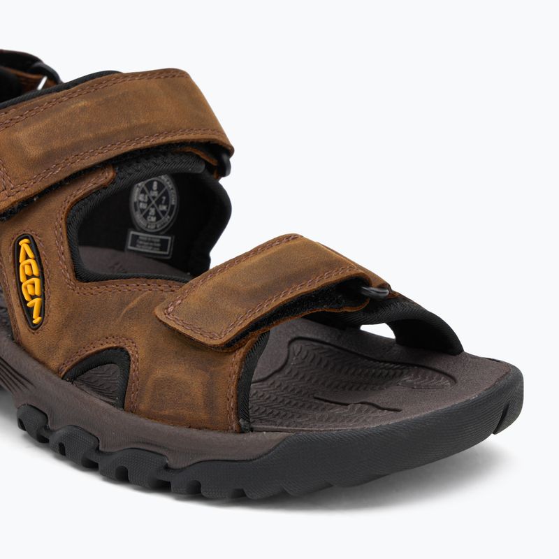 KEEN Targhee III Punta Aperta sandali da uomo bison/mulch 7