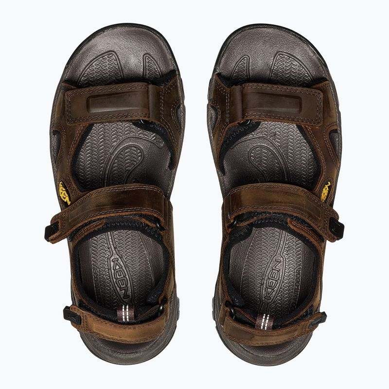 KEEN Targhee III Punta Aperta sandali da uomo bison/mulch 5