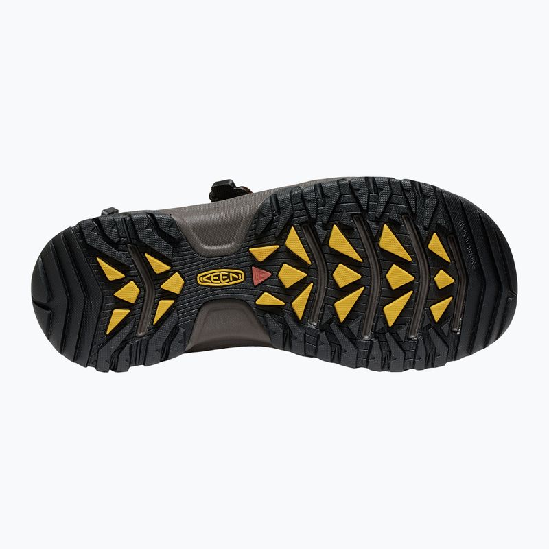 KEEN Targhee III Punta Aperta sandali da uomo bison/mulch 6