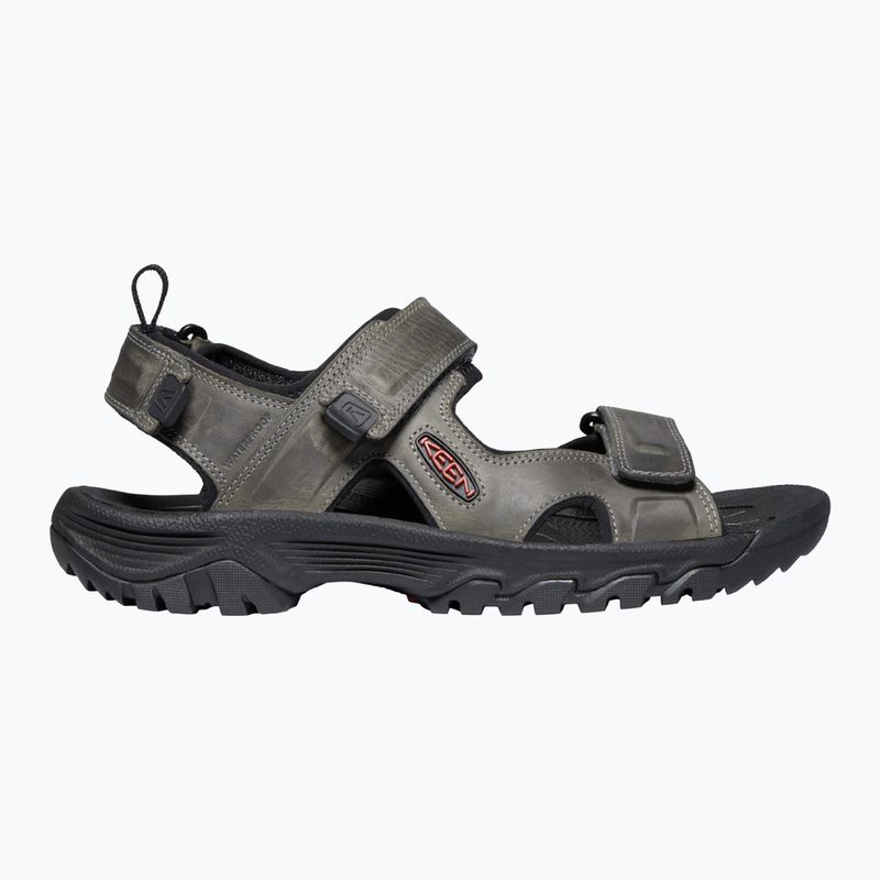 KEEN Targhee III Open Toe sandali da trekking da uomo grigio/nero 9