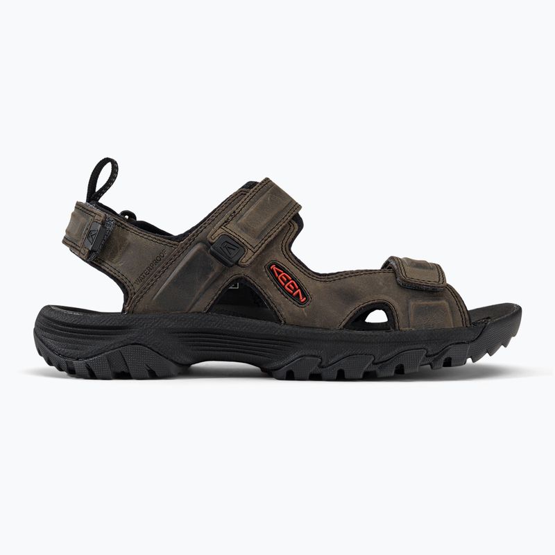 KEEN Targhee III Open Toe sandali da trekking da uomo grigio/nero 2