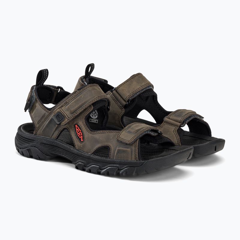 KEEN Targhee III Open Toe sandali da trekking da uomo grigio/nero 4