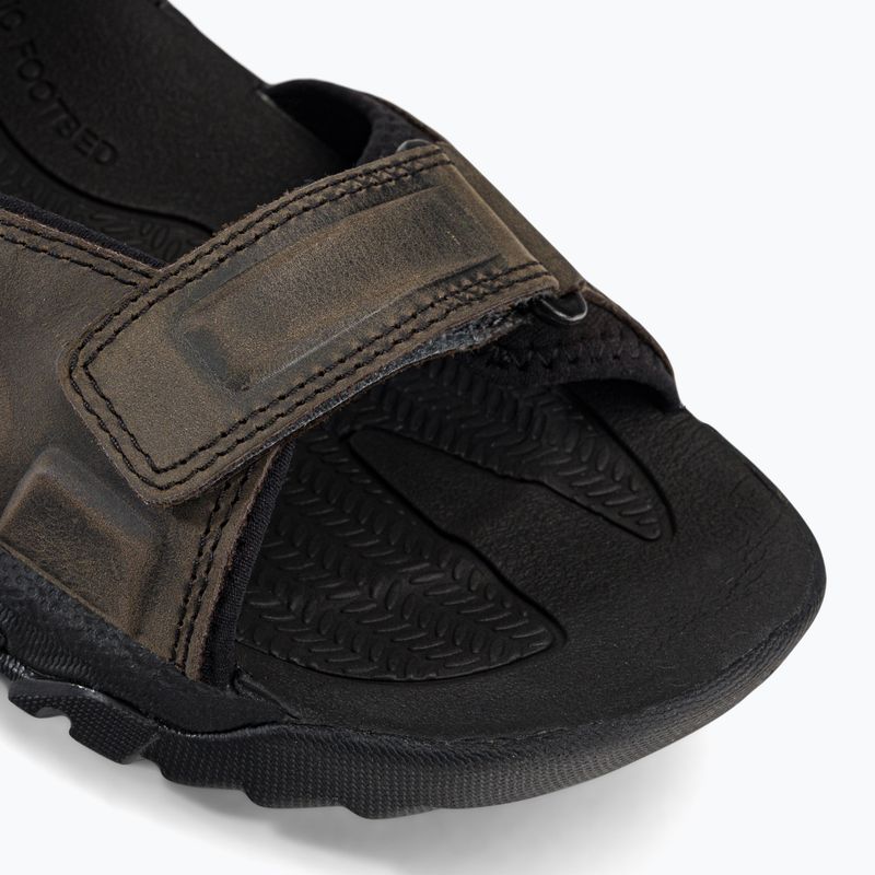 KEEN Targhee III Open Toe sandali da trekking da uomo grigio/nero 7