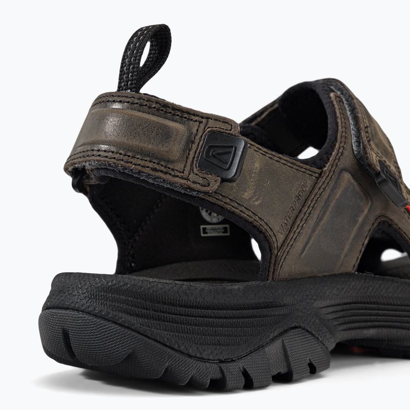 KEEN Targhee III Open Toe sandali da trekking da uomo grigio/nero 8
