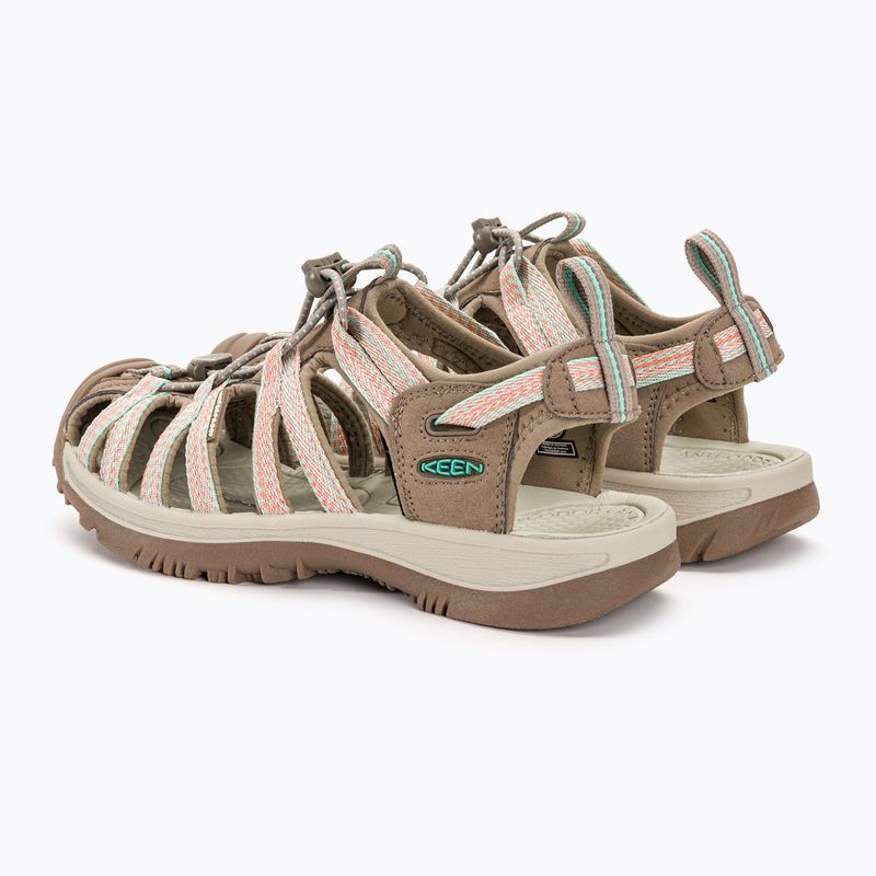 KEEN Whisper sandali da donna in trapezio/corallo 3
