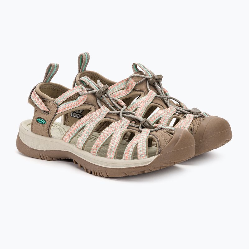 KEEN Whisper sandali da donna in trapezio/corallo 4