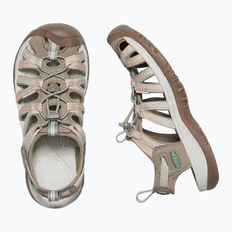 KEEN Whisper sandali da donna in trapezio/corallo 10