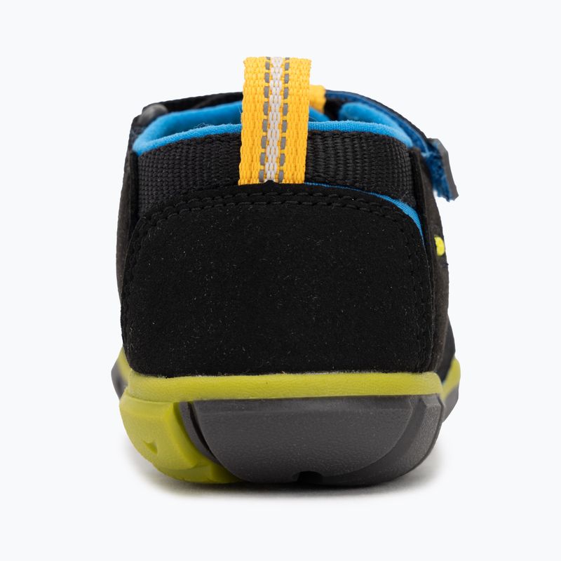 KEEN Seacamp II CNX sandali per bambini nero/blu brillante 6