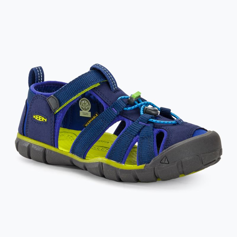 KEEN Seacamp II CNX sandali junior blu scuro/cartreuse