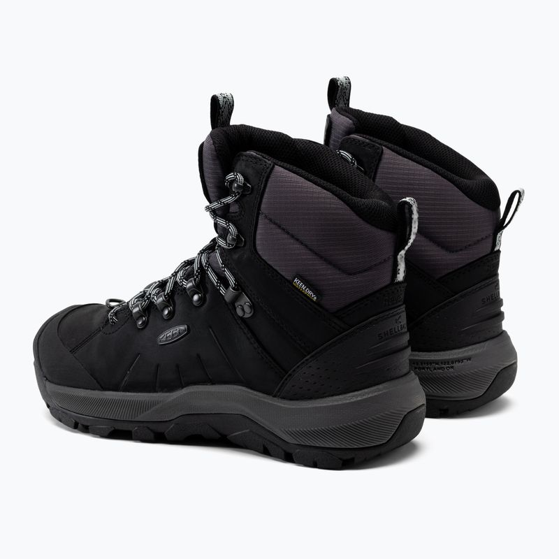 Stivali da trekking da donna KEEN Revel IV Mid Polar nero/grigio porto 3