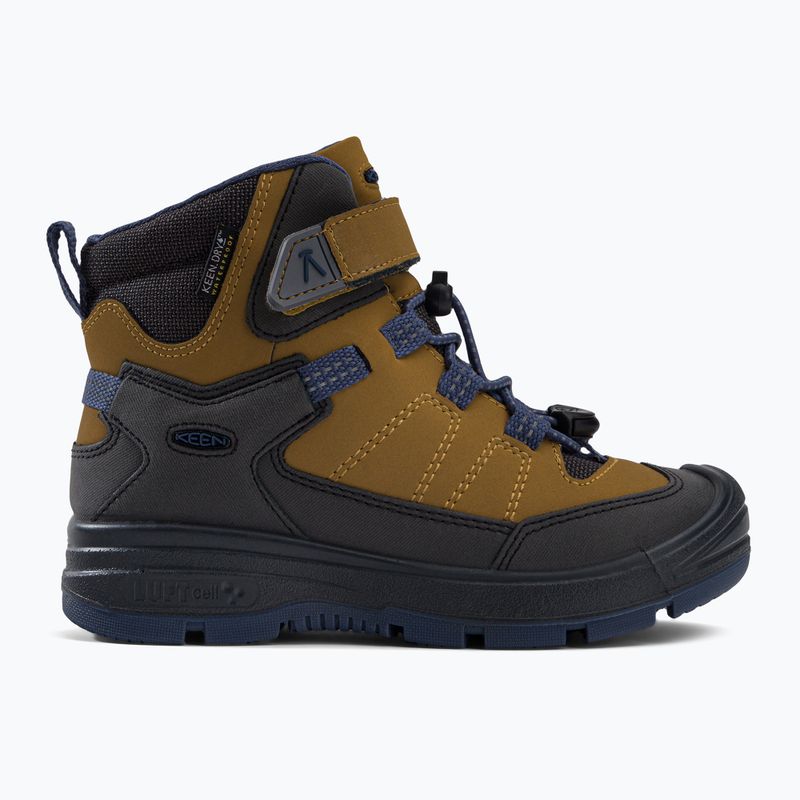 KEEN Redwood Mid WP, scarponcini da trekking per bambini in oro scuro/indaco antico 2