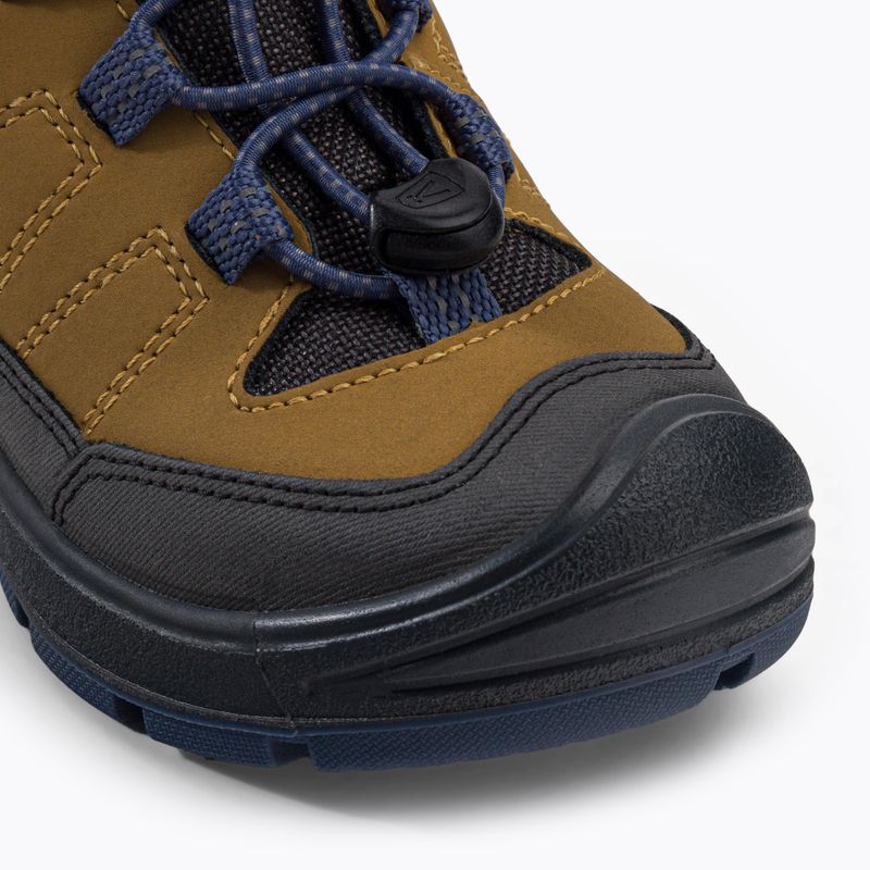 KEEN Redwood Mid WP, scarponcini da trekking per bambini in oro scuro/indaco antico 7