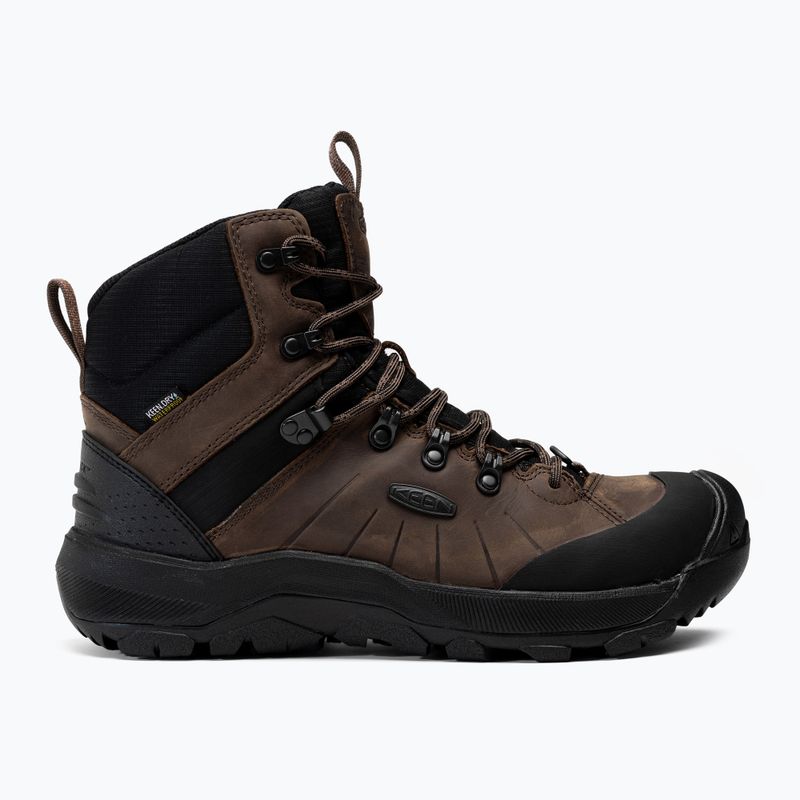 Scarpe da trekking da uomo KEEN Revel IV Mid Polar terra scura/caramello cafe 2