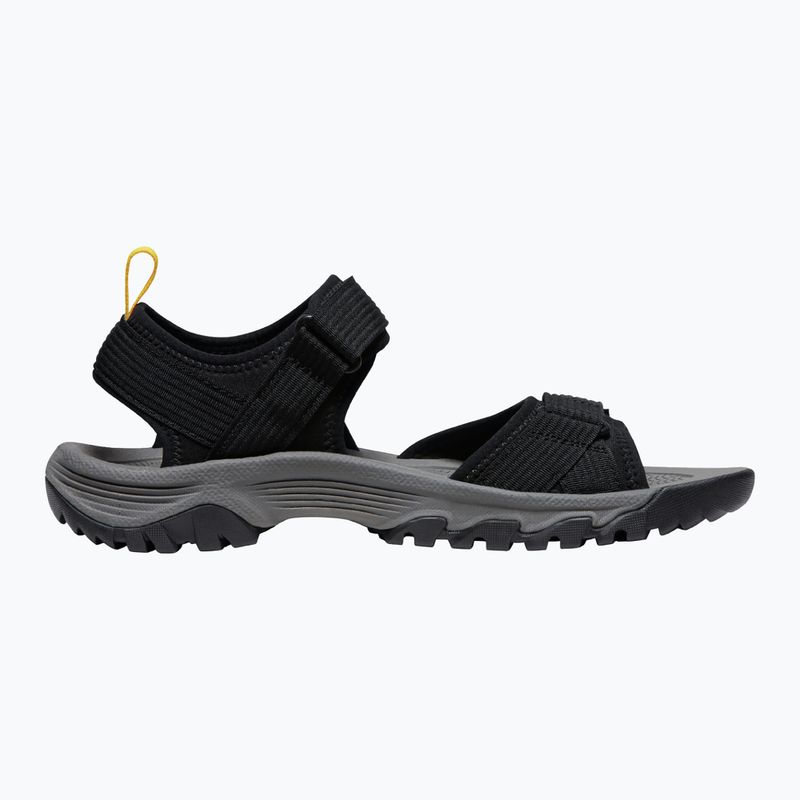 KEEN Targhee III Open Toe H2 sandali da trekking da uomo nero/giallo 7