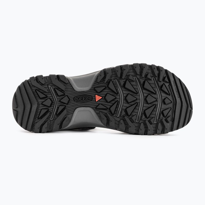 KEEN Targhee III Open Toe H2 sandali da trekking da uomo nero/giallo 5