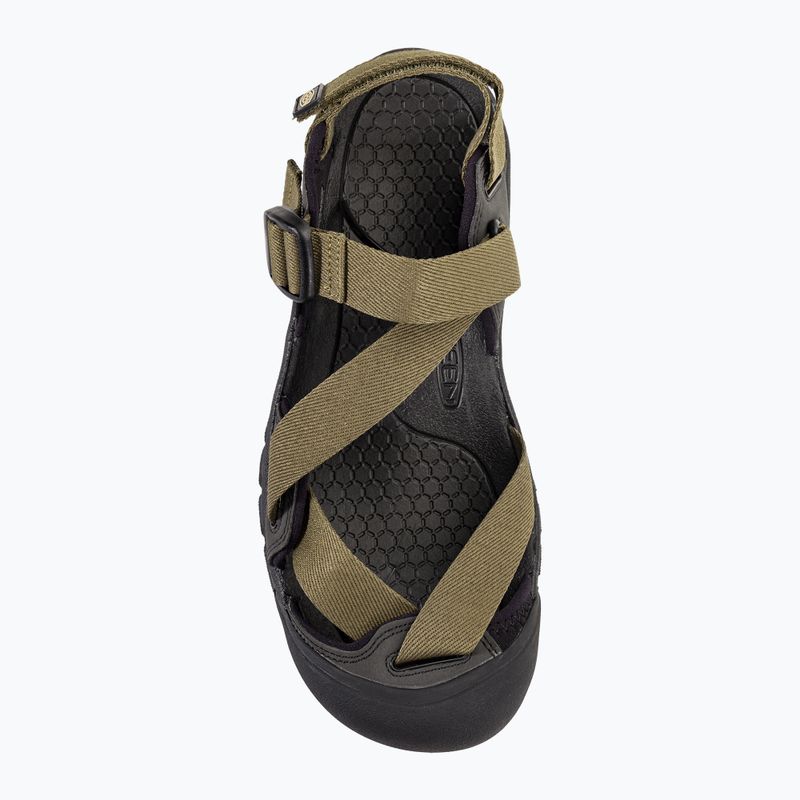 KEEN Zerraport II Sandali da trekking militari da uomo oliva/nero 6