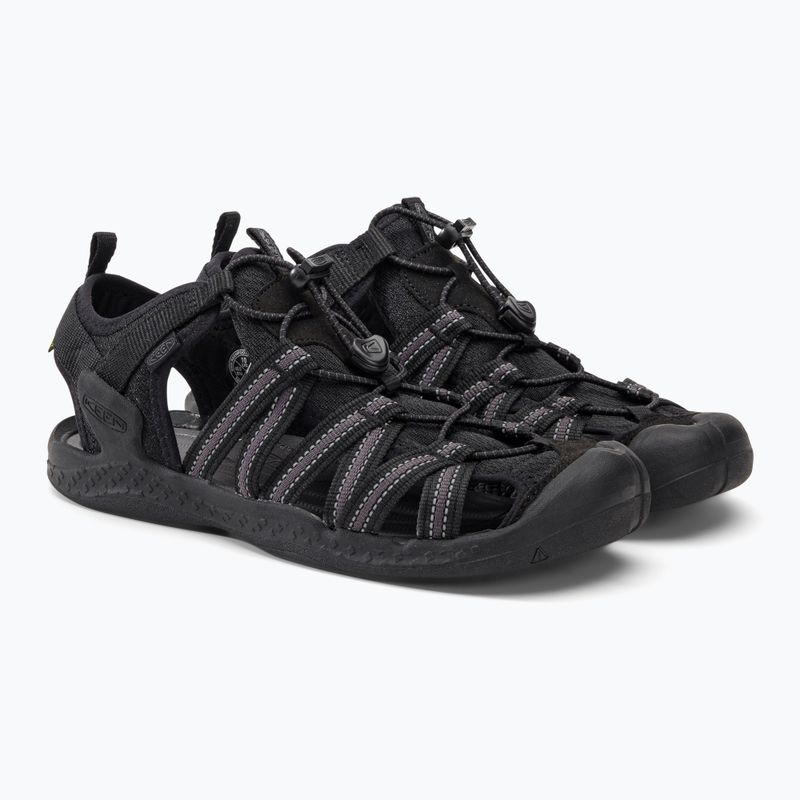 KEEN Drift Creek H2 sandali da trekking da donna nero/nero 4