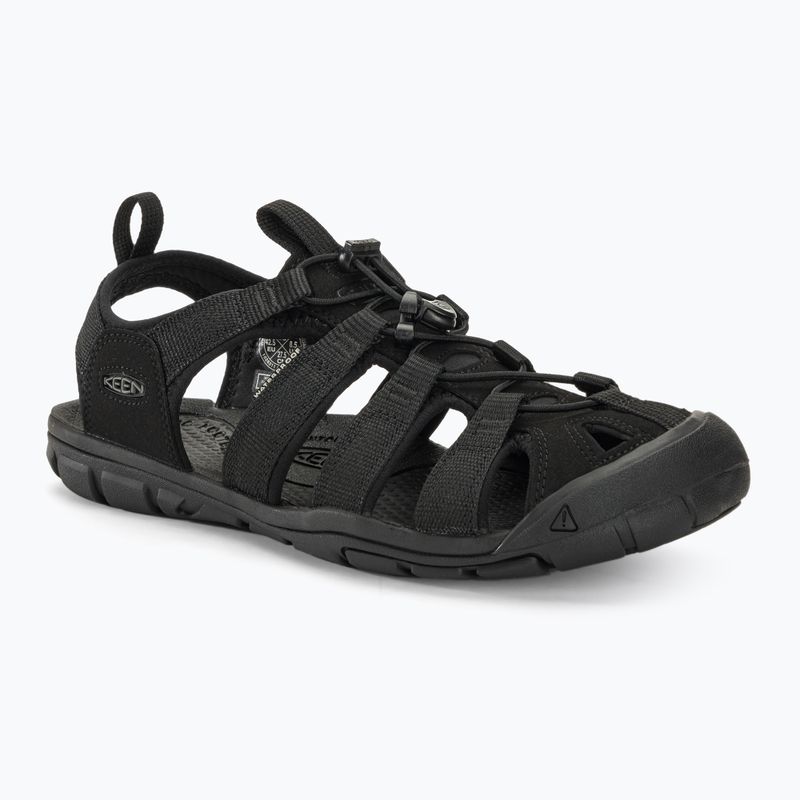 KEEN Clearwater CNX, sandali da trekking da uomo, triple nero