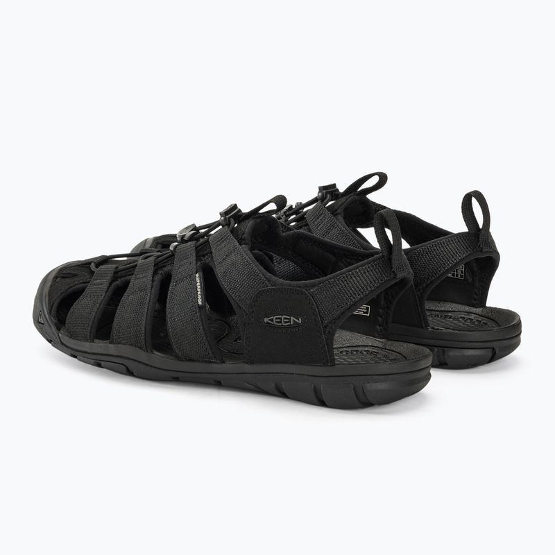 KEEN Clearwater CNX, sandali da trekking da uomo, triple nero 3