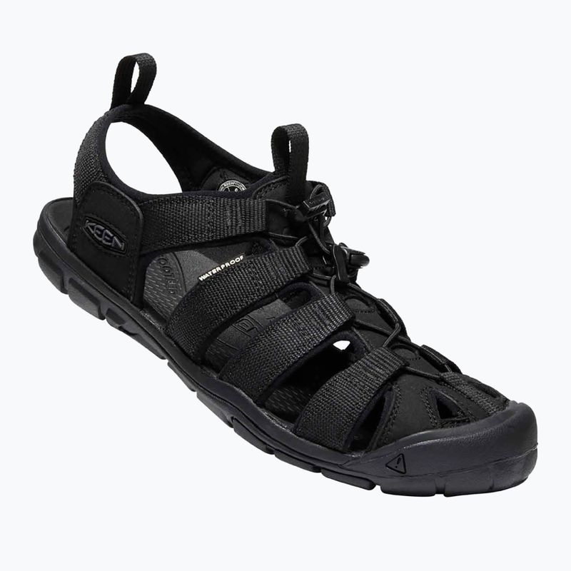 KEEN Clearwater CNX, sandali da trekking da uomo, triple nero 10